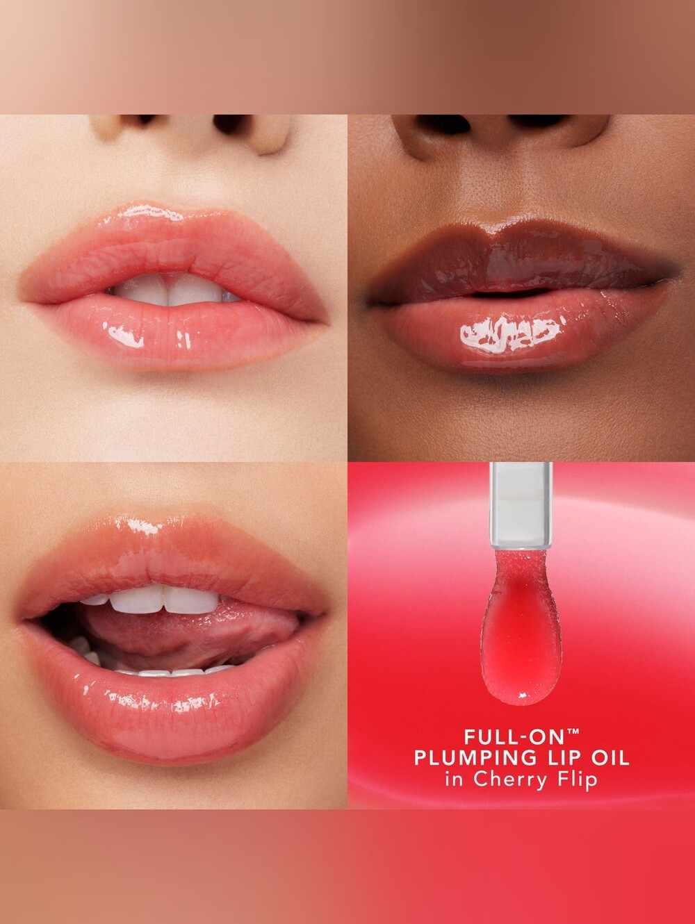 Buxom Full-On Plumping Lip Oil in Cherry Flip, 5.5ml/0.18fl oz - Picture 8 of 10